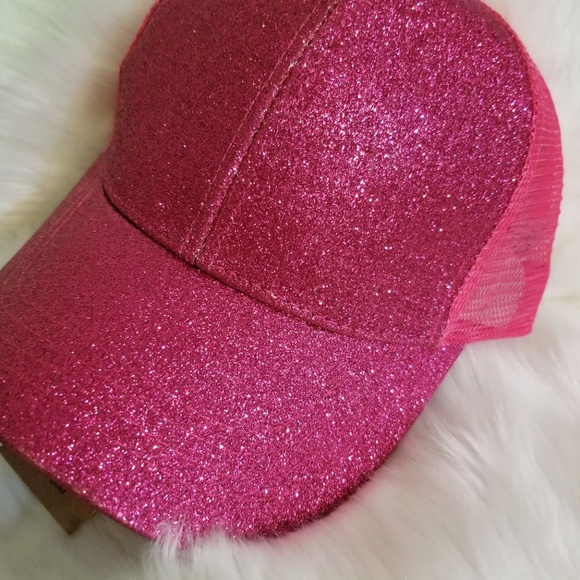 CC Glitter Ponytail Cap - Picture 7 of 8
